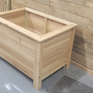 XXL Cedar Planter Box Build Plans: Extra Large Flower Box (Digital Download)