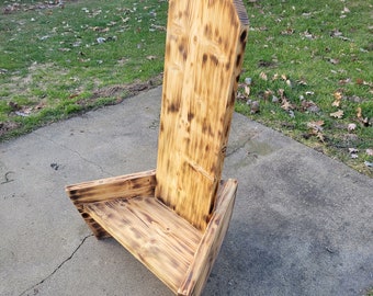 DIY Throne Chair, Maine campfire chair, Digital download, Build plans, Wood Project plans, Printable plans, Woodworking projects, Campfire