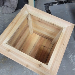 Digitala ritningar för avsmalnande cederträplanteringslåda: DIY-bygge (nedladdning) bild 3