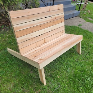 Outdoor Bench Build Plans, Digital download, Outdoor Furniture, diy furniture, wood projects, patio furniture plans, printable build plans