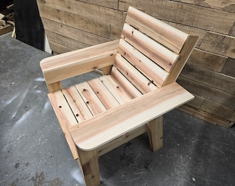 Wooden patio chair build plans, wood outdoor chair digital build plans, diy wooden outdoor chair, printable chair plans, downloadable plans