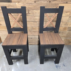 DIY Farmhouse Dining Chair Build Plans (Digital Download)