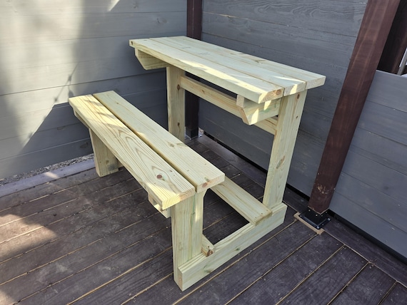 Outdoor Table and Bench Build Plans: DIY Furniture (Digital Download)