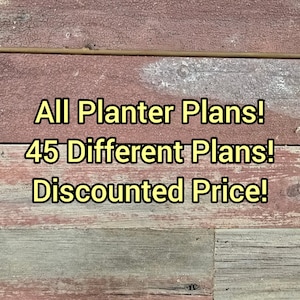 Cedar Picket Planter Box Build Plans Bundle (Digital Download)