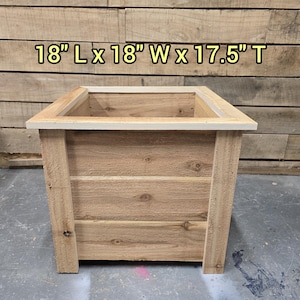 Zaun Pflanzkasten Pläne, Zedern Pflanzkasten Pläne, quadratischer Pflanzkasten, Gartenkasten Bauplan, Blumenkasten, kleiner Pflanzkasten, Holzbearbeitungsplan