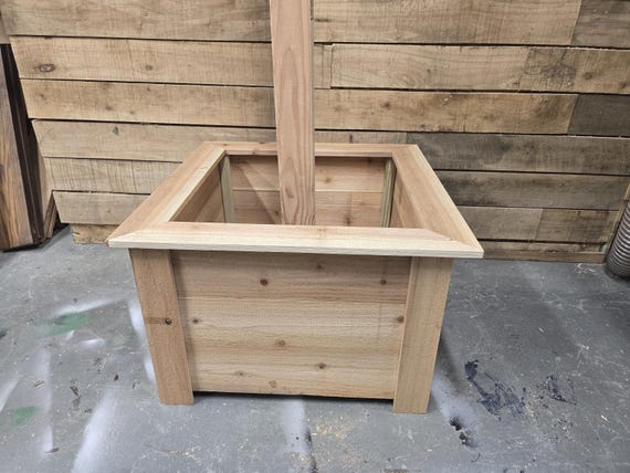 Fence Picket Planter Box Build Plans: With Post (Digital Download)
