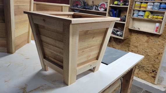 Tapered Cedar Planter Box Build Plans: DIY Flower Box (Digital Download)