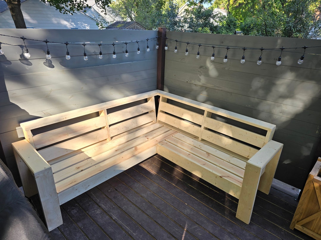 Outdoor Sectional Build Plans: DIY Patio Sofa (digital Download