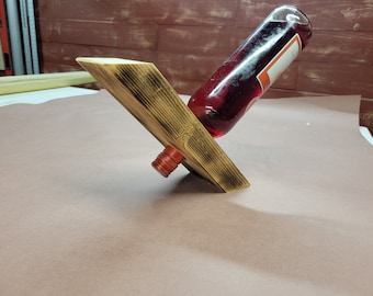 Balancing Wine Bottle Holder Build Plans Floating Wine Bottle Holder Build Plans Woodworking Plans Digital Download Wine Rack Plans Etsy