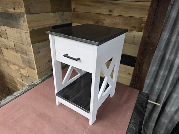 Nightstand with Drawer Digital Build Plans: DIY End Table (Digital Download)