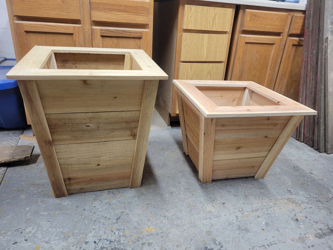 Cedar Planter Box Build Plans, Digital Build Plans, Digital Download