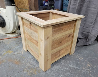 Cedar planter box build plans, Digital build plans, Cedar flower box plans, large planter box, woodworking build plans, Digital download