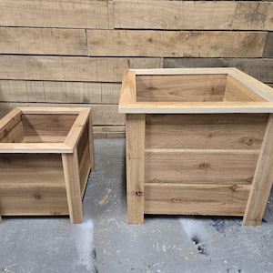 Cedar Planter Box Build Plans: Fence Picket Woodworking (Digital Download)