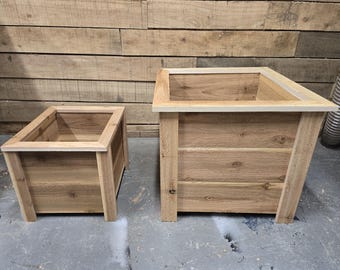Cedar Planter Box Build Plans: Fence Picket Woodworking (Digital Download)