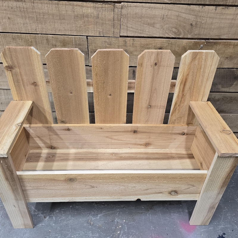 Wooden Chair Planter - Etsy UK