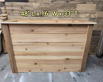 Cedar Fence Picket Planter Box Plans: Large Woodworking Project (PDF)
