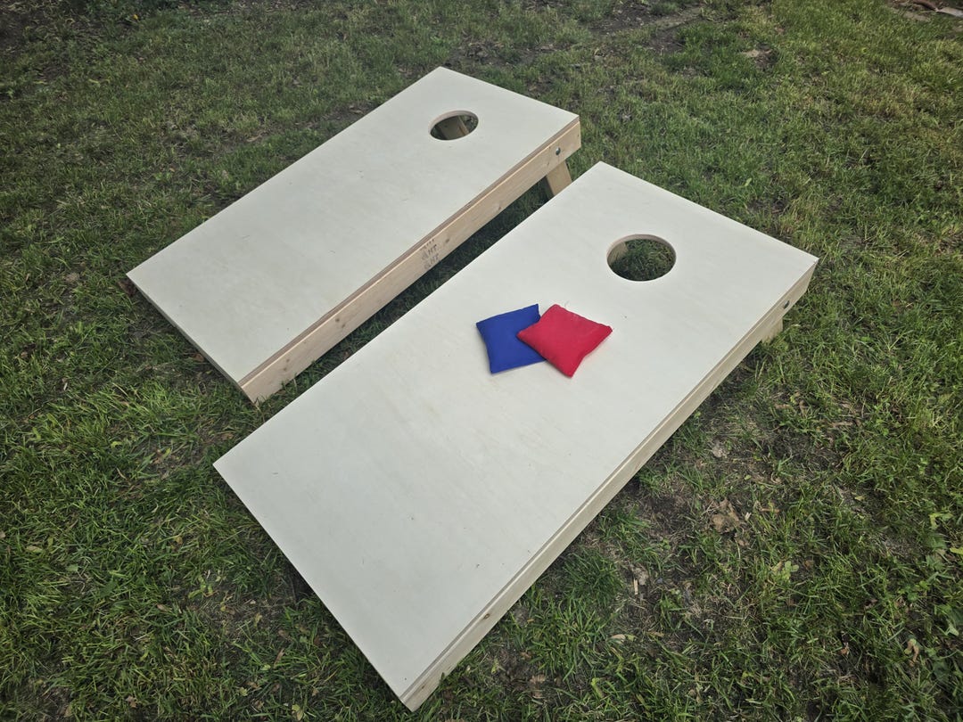 Cornhole Board Build Plans: Regulation Size, Foldable Legs (PDF ...