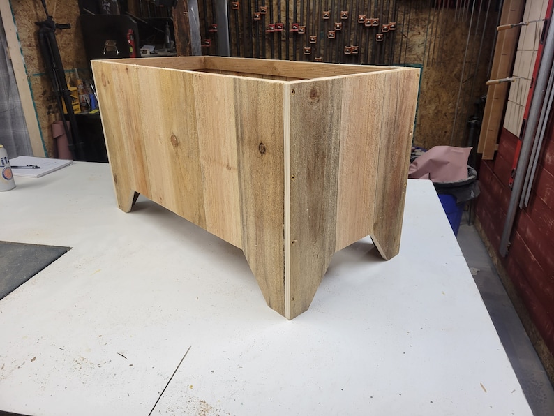 Cedar Planter Box Build Plans Cedar Planter Long Planter Etsy