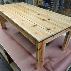Patio Coffee Table Build Plans, Digital Plans Outdoor Coffee Table, Cedar Outdoor Coffee Table, Patio Table Plans, Cedar Table Plans