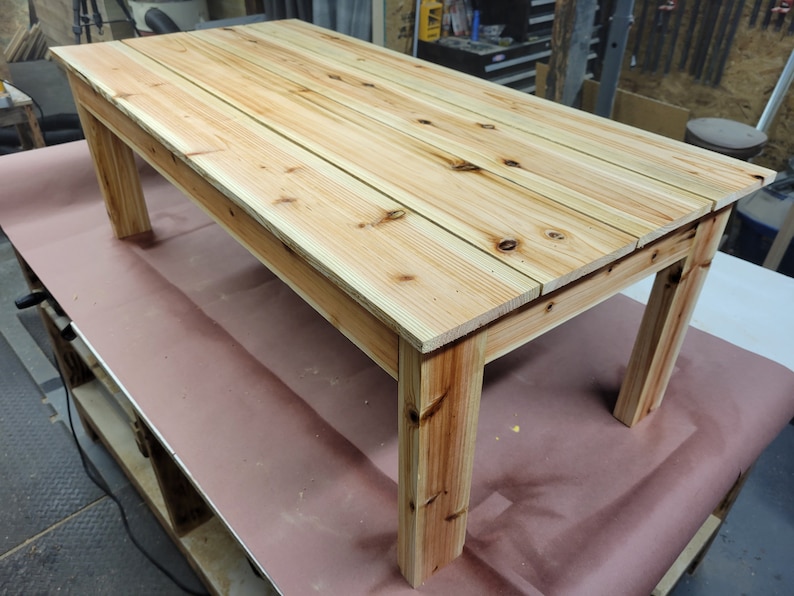 Patio Coffee Table Build Plans Digital Plans Outdoor Coffee Etsy