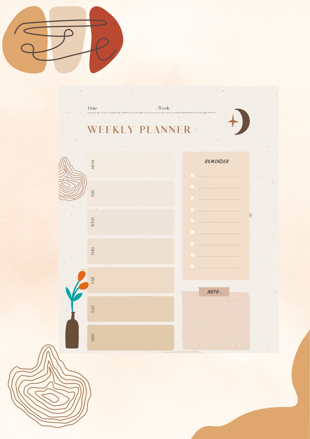 Weekly Program Schedule - Etsy