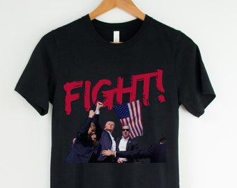 Trump Shooting Tee, camiseta de la campaña presidencial de Donald Trump 2024, Donald Trump Shot, Trump Pennsylvania Rally, Trump Alive 2024, a prueba de balas