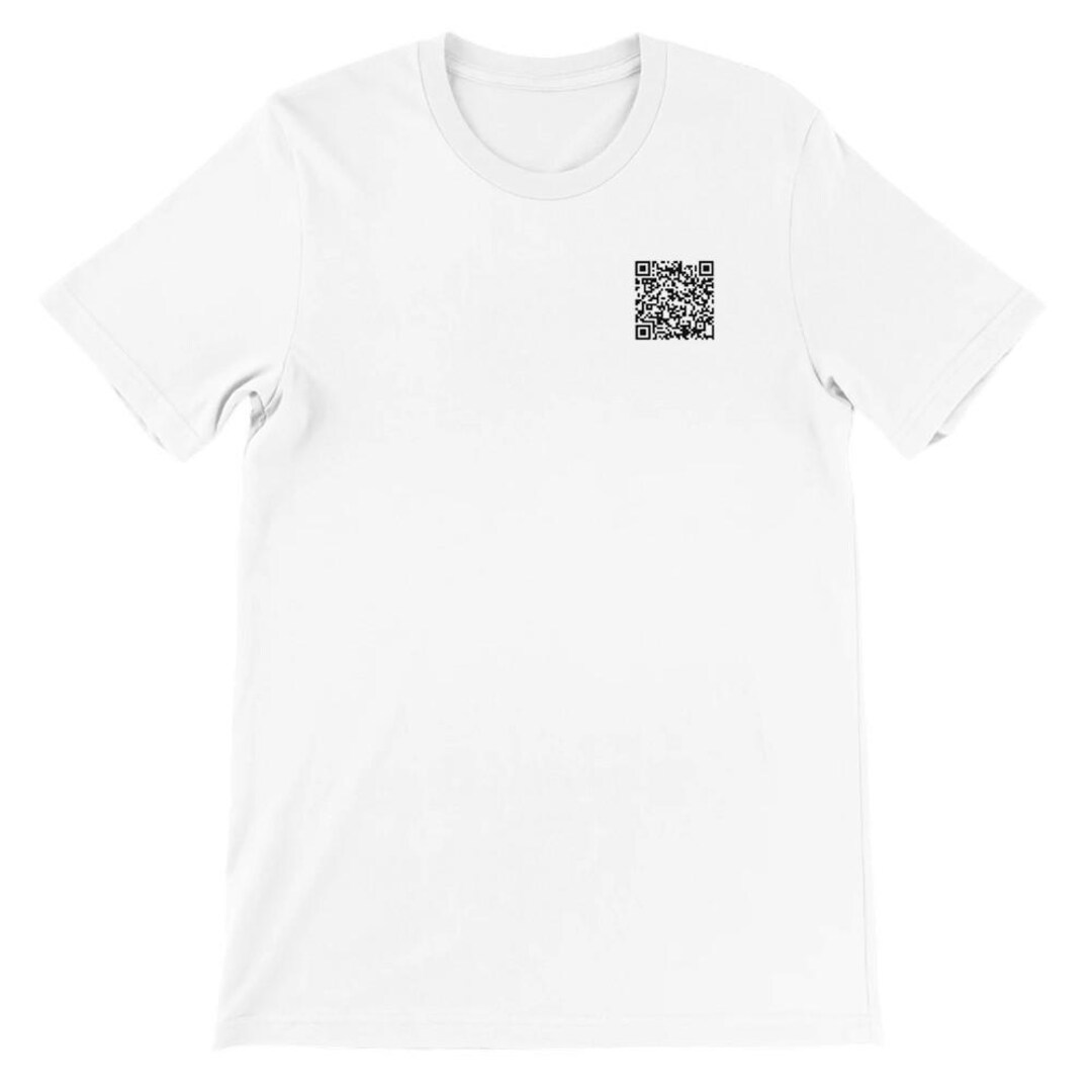 Qr Code Rude Picture Rude QR Code T-shirt | Bella + Canvas 3001 Unisex Crewneck - Etsy UK