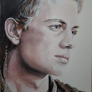 Portrait of your favorite character made in watercolor. Watercolor of famous people or artists. Gift fans Star Wars.Watercolor fans cinema .
