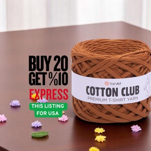 f.ryo 様 Yarnart Cotton Club, Super Bulky Cotton, 310 G 110 Basket