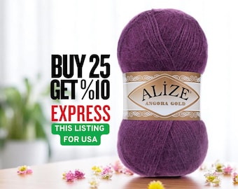 Alize Angora Gold Yarn: Soft Wool Blend for Knitting & Crochet
