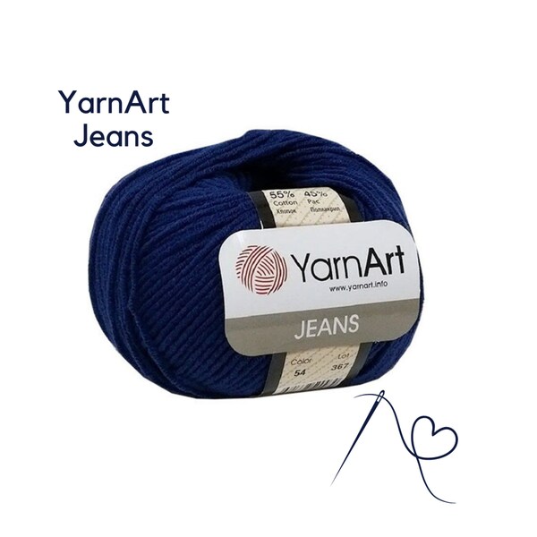 Yarnart Jeans, Amigurumi Yarn, Cotton Yarn, Knitting Yarn, Crochet Yarn, Baby Yarns, YarnArt Jeans, Cotton Yarn, Hand Knitting Yarn