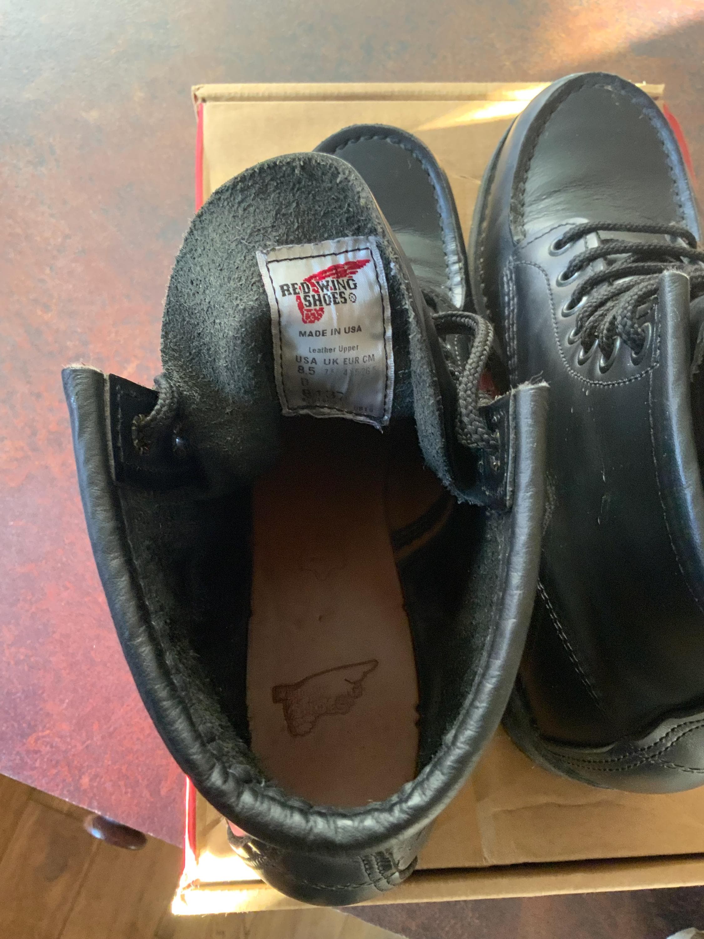 Red Wing Heritage 6” Moc Toe Boot 8137 UK 7.5 US 8.5 EU 42.5