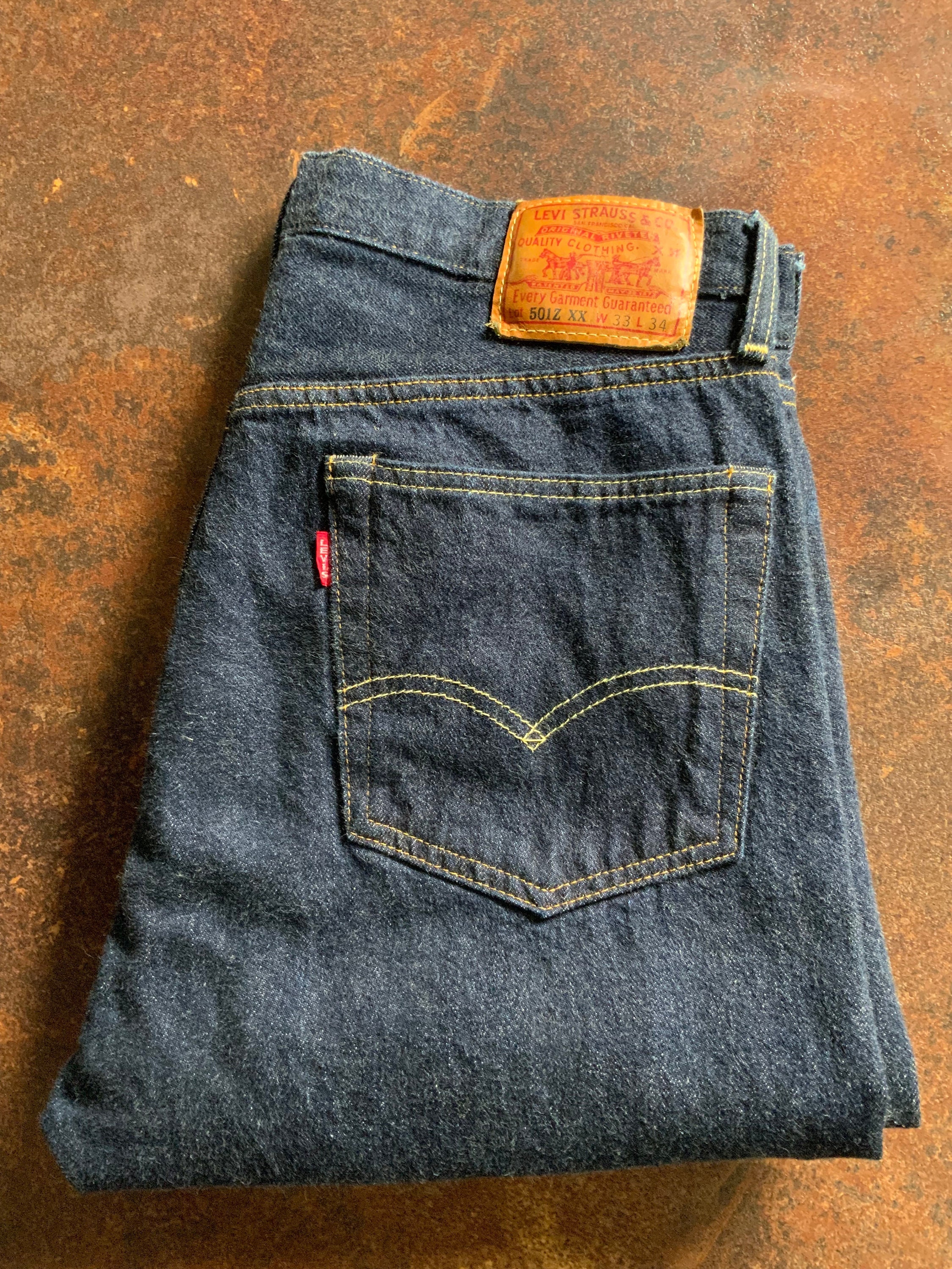 Vintage Levi's 501XX Big E Selvedge Jeans by LVC – Sweet Iris Vintage