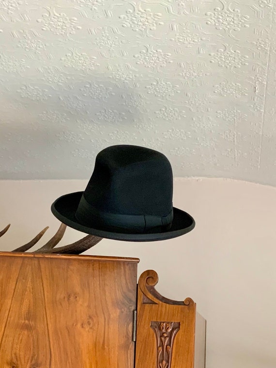 Bates of London Vintage Homburg Hat 