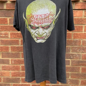 Seltenes 1987 Kreator Hinter den Spiegel Band t shirt Deutsches Thrash Metal Sodom Zerstörung Exumer Metallica Slayer Megadeth Sepultura