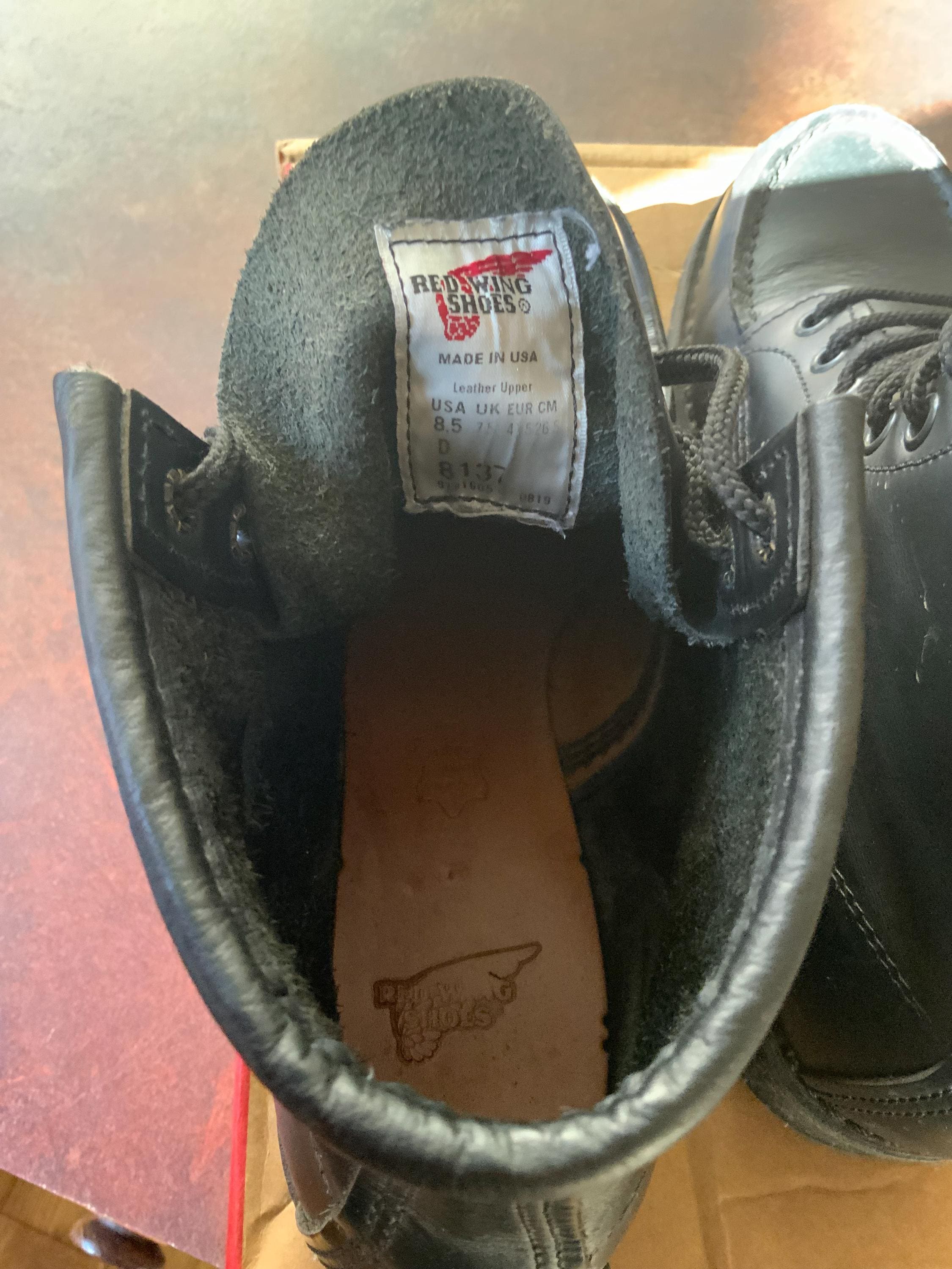 Red Wing Heritage 6” Moc Toe Boot 8137 UK 7.5 US 8.5 EU 42.5