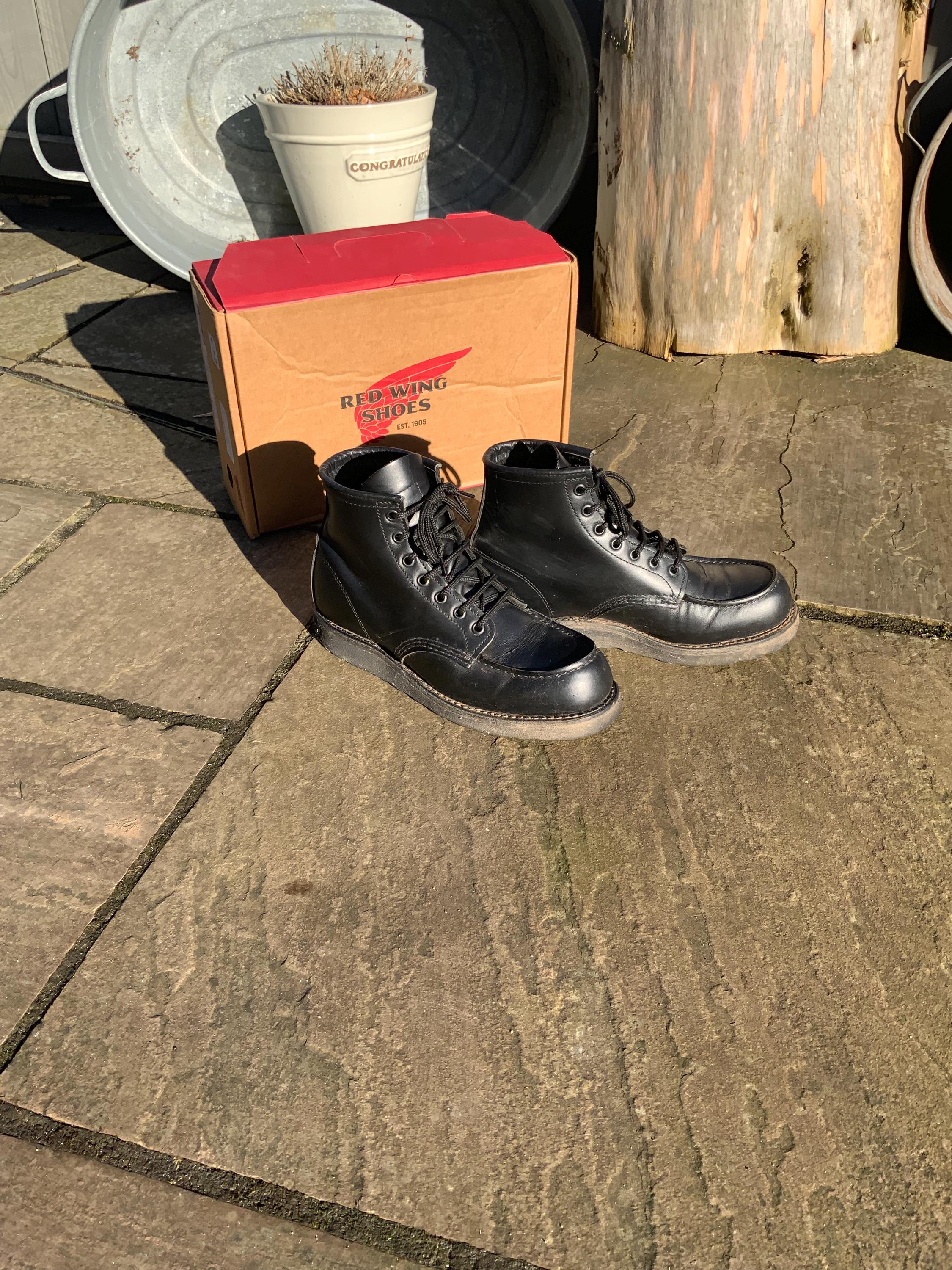 Red Wing Heritage 6” Moc Toe Boot 8137 UK 7.5 US 8.5 EU 42.5  display picture 3