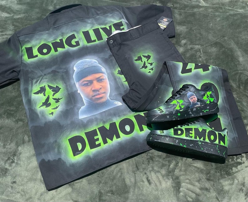 Custom Pcitures Custom Dickies Set & Shoes Custom Outfit, Custom Nike Air Force 1 Shoes ...