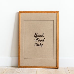 Good Food Only