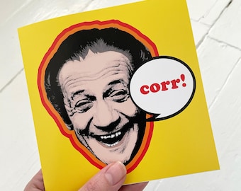 Sid James 'Carry On' Movie Greetings Card: Pop Art Birthday Card