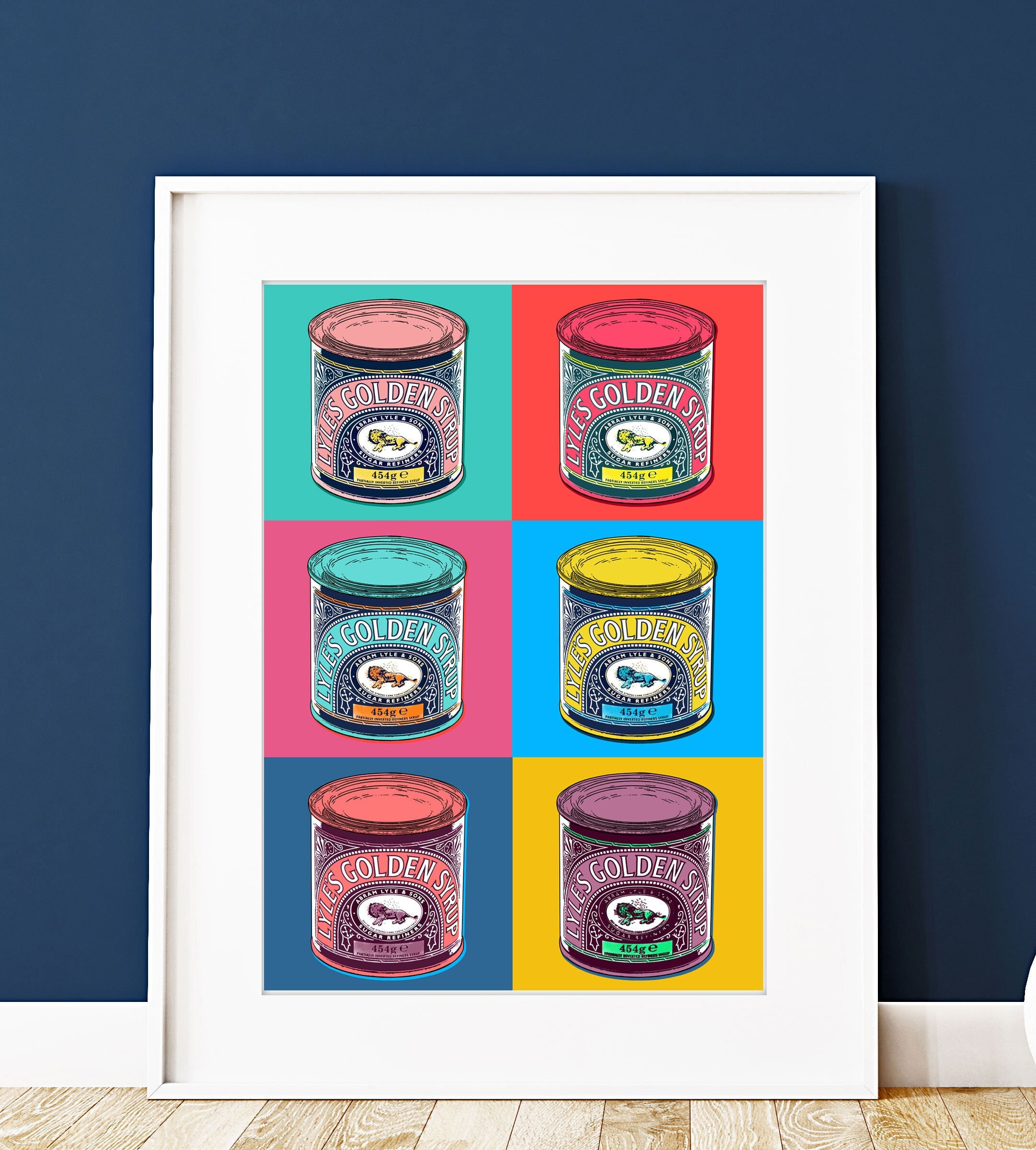 Warhol Golden Syrup Pop Art Print | Kitchen Art | British Food
