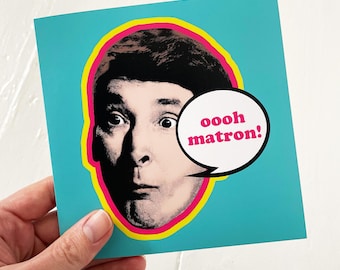 Kenneth Williams Greetings Card: Carry On Movie Pop Art Birthday Card