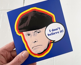 Victor Meldrew Greetings Card: "I Don't Believe It!" Pop Art Birthday Card