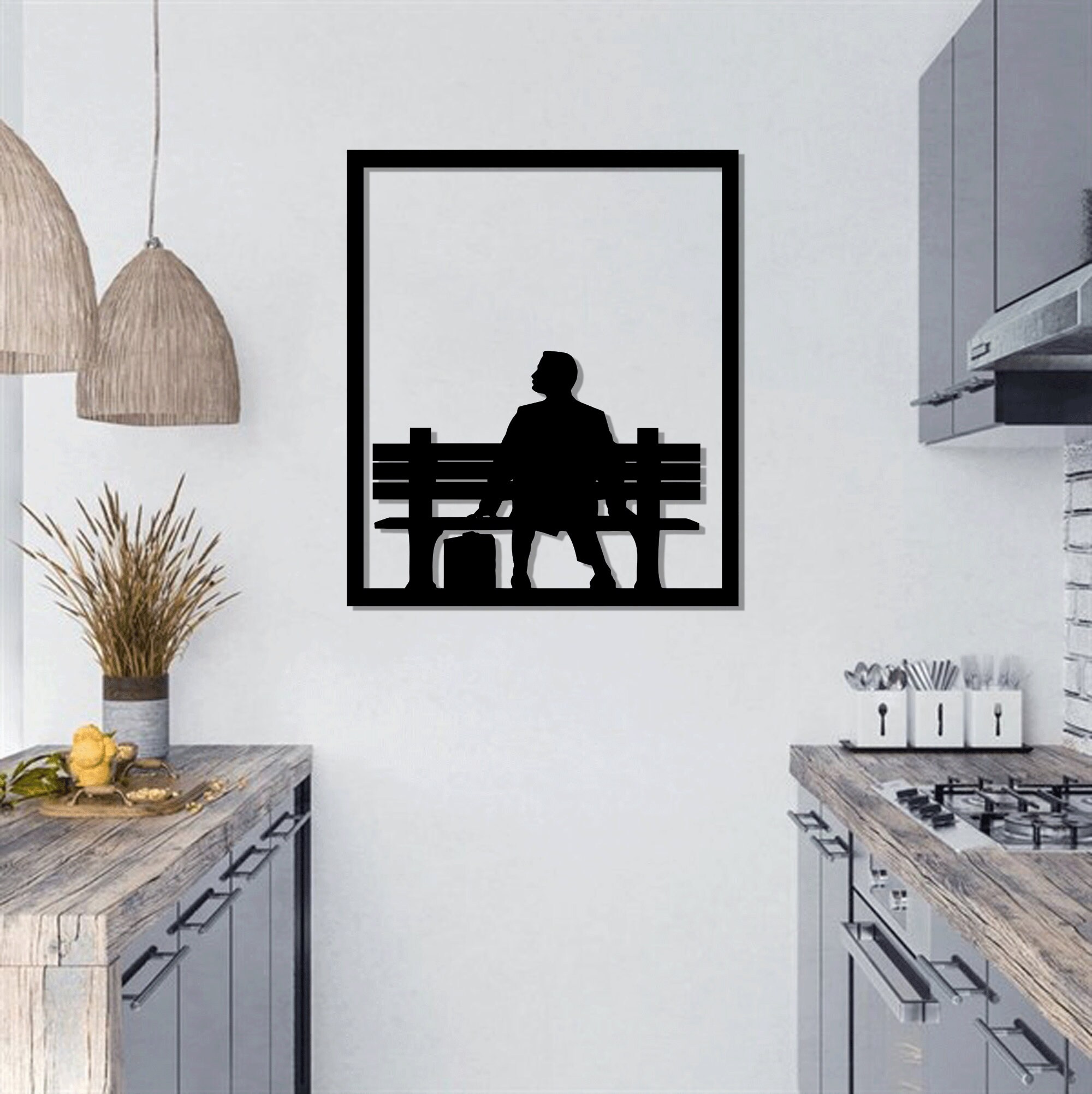 Forrest Gump Wall Art Laser Cut Svg Dxf Pdf Silhouette File Etsy