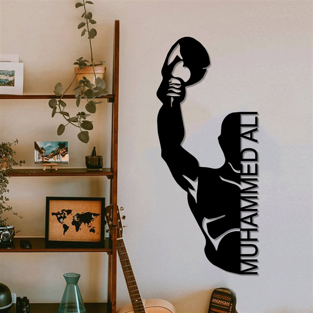 Buy Muhammed Ali Svg Laser Cut Files Dxf Glowforge Printable Wall ...