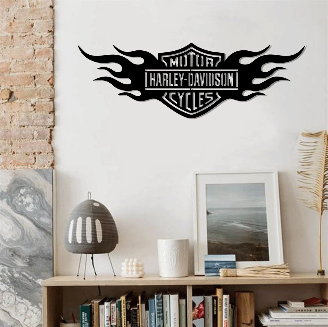 Harley Davidson Laser Cut Dxf Files Wall Art Sticker Engraving Etsy