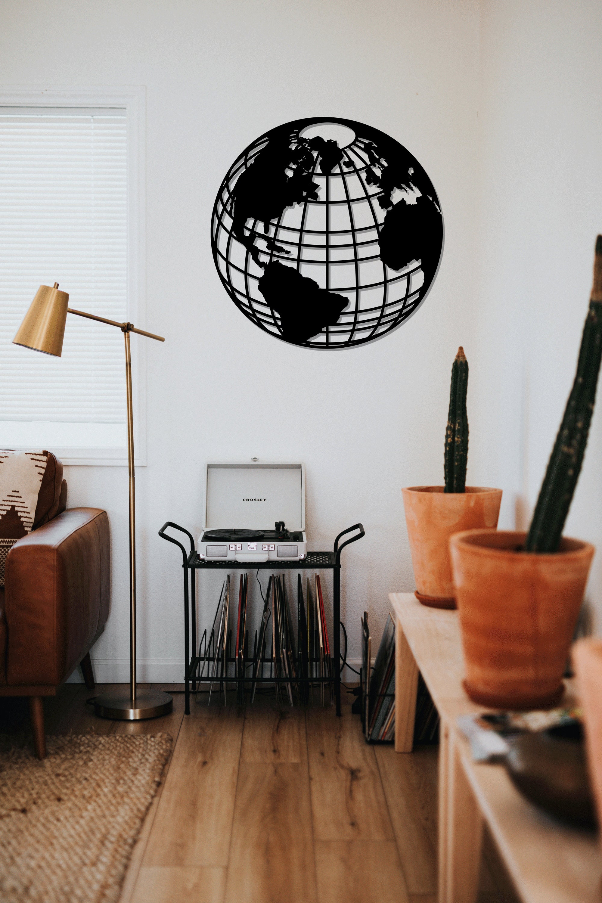 World Globe Wall Art Laser Cut Svg Dxf Pdf Silhouette File Etsy Australia