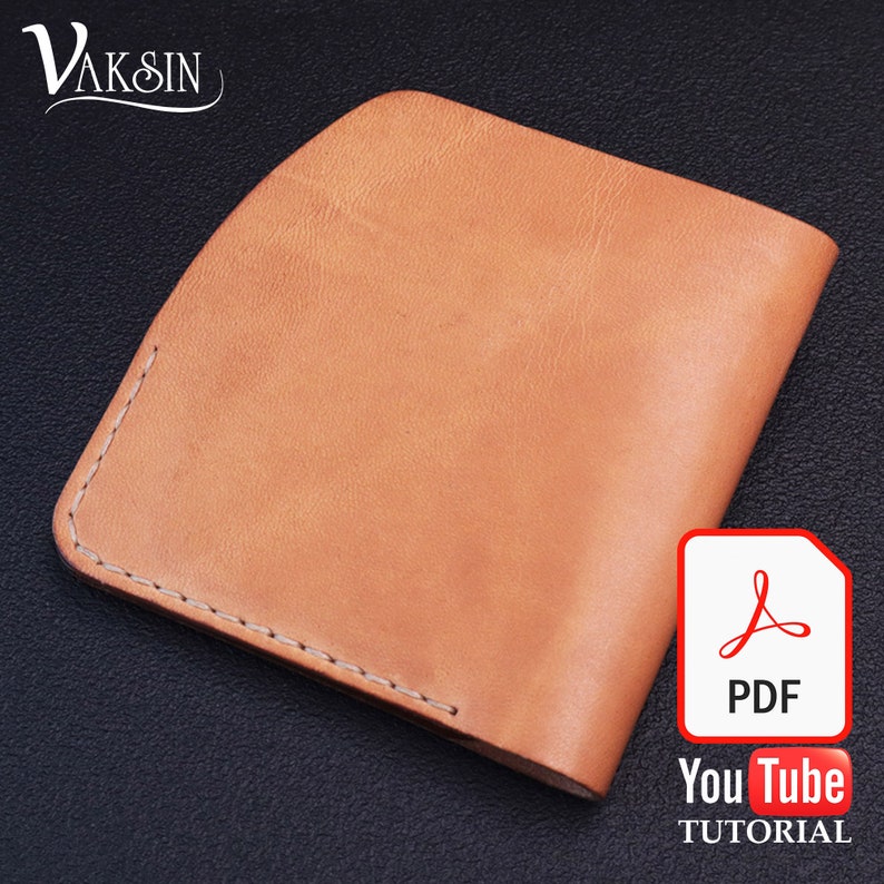 DIY Leather Wallet Download PDF Pattern With Video Tutorial/best Gift