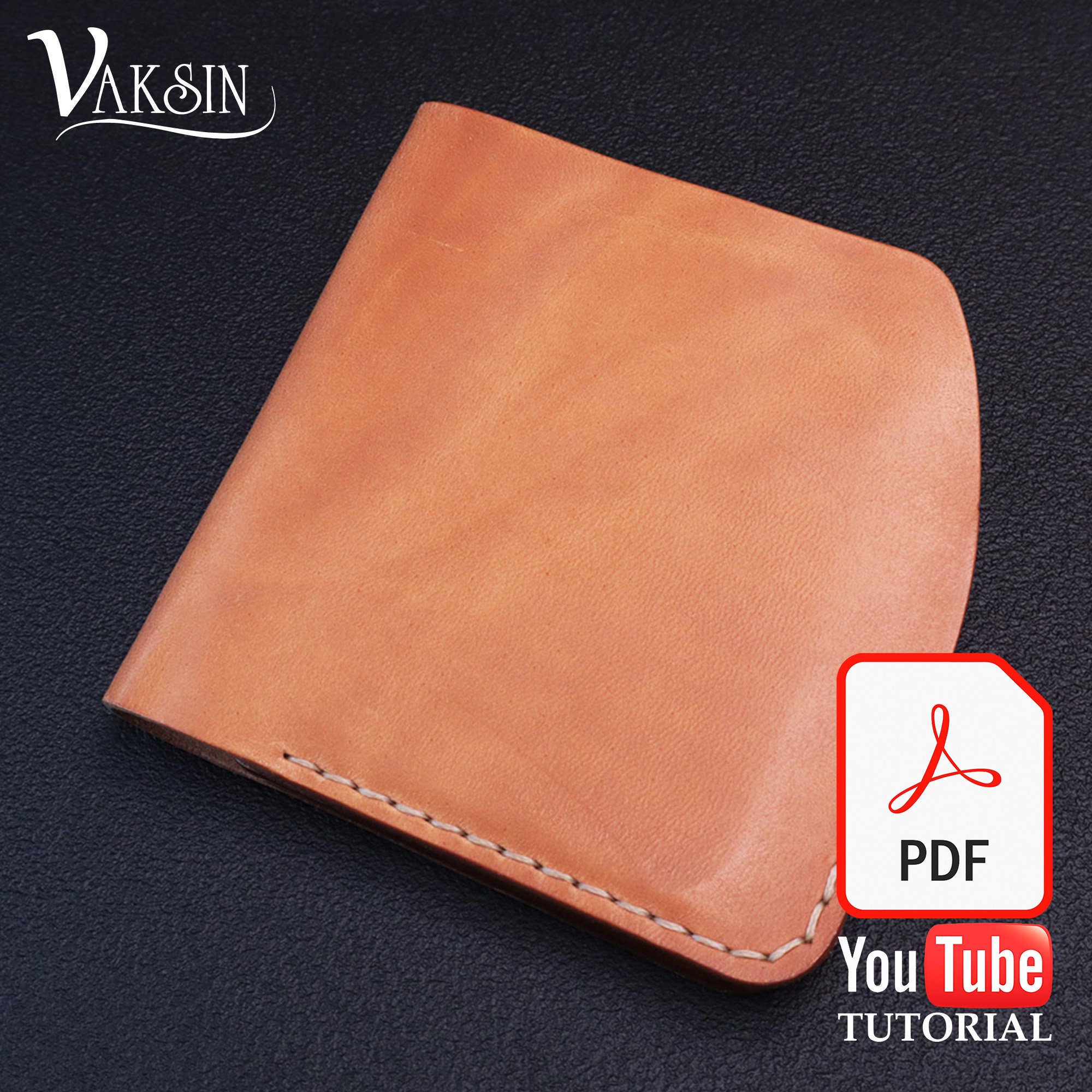 DIY Leather Wallet Download PDF Pattern With Video Tutorial/best Gift