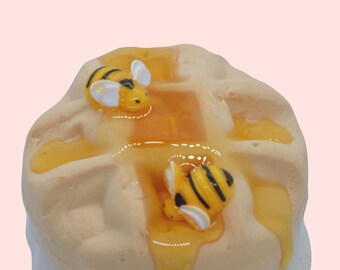 Limo de gofre de miel / slime uk / limo de arcilla diy